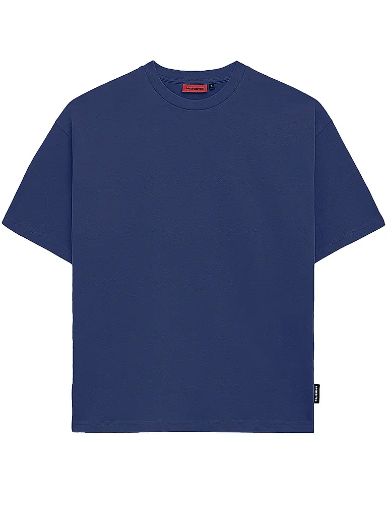 PROHIBITED | T-Shirt Oversized Fit | dunkelblau
