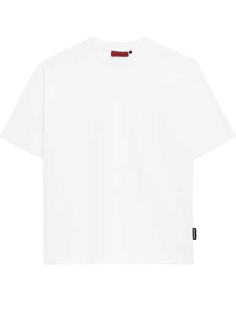 PROHIBITED | T-Shirt Oversized Fit | weiss