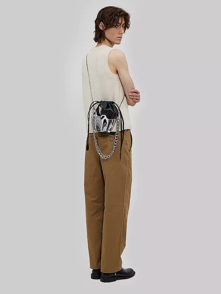 PUBLISHED BY | Ledertasche - Bucket Bag | schwarz