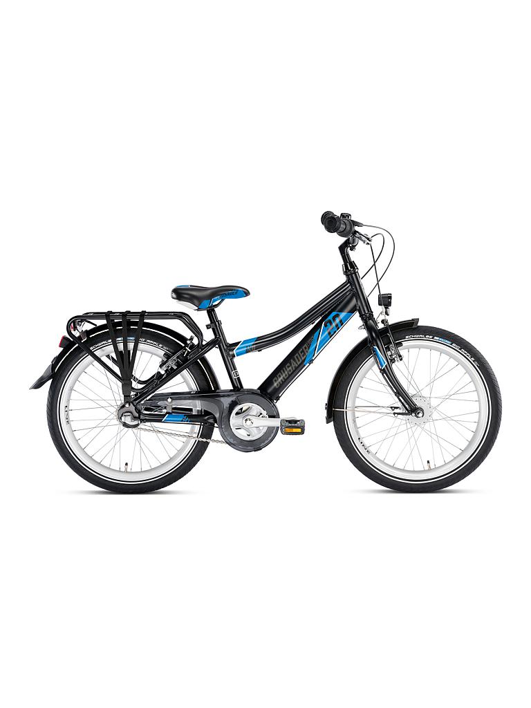 PUKY | Jugendfahrrad 20-3 Alu Light Crusader (Schwarz/Blau) 4552 | keine Farbe