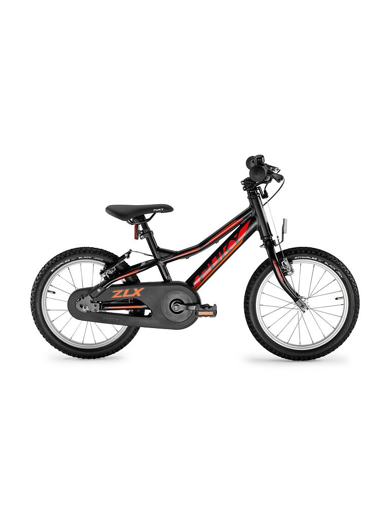 cyke zlx 16-1 alu kinder fahrrad schwarz