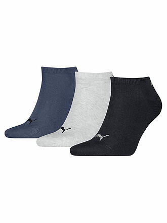 PUMA | Sneaker Socken 3er Pkg navy / grey