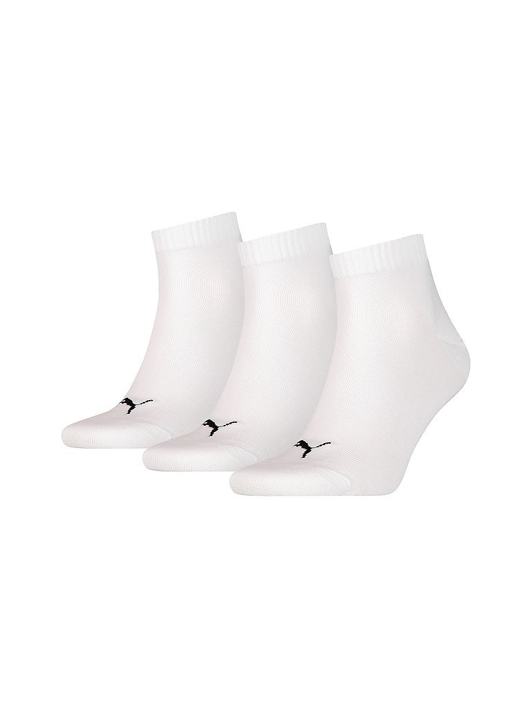 PUMA Herren-Sneakersocken 3-er Pkg. wei | 39-42