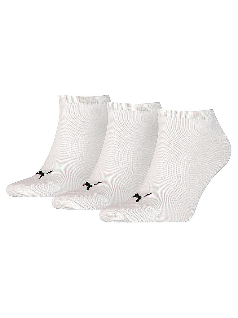 PUMA Damen-Sneakersocken 3-er Pkg. Invisible wei | 35-38