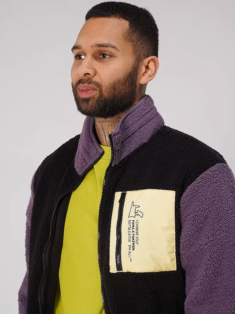 PUMA | Jacke in Felloptik PUMA X POKEMON  | schwarz