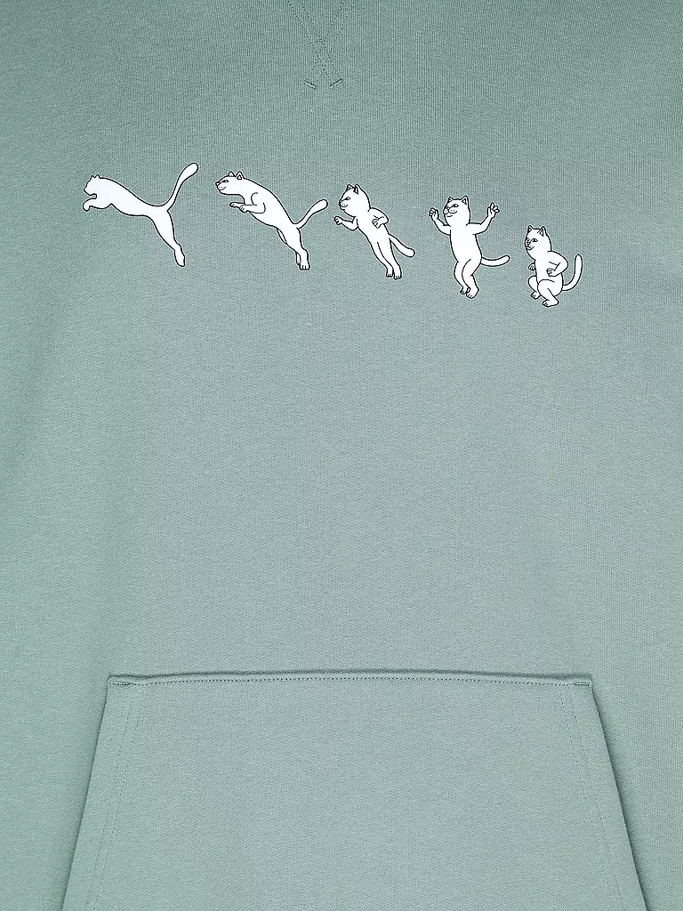 PUMA | Kapuzensweater - Hoodie PUMA X RIPNDIP | hellgrün