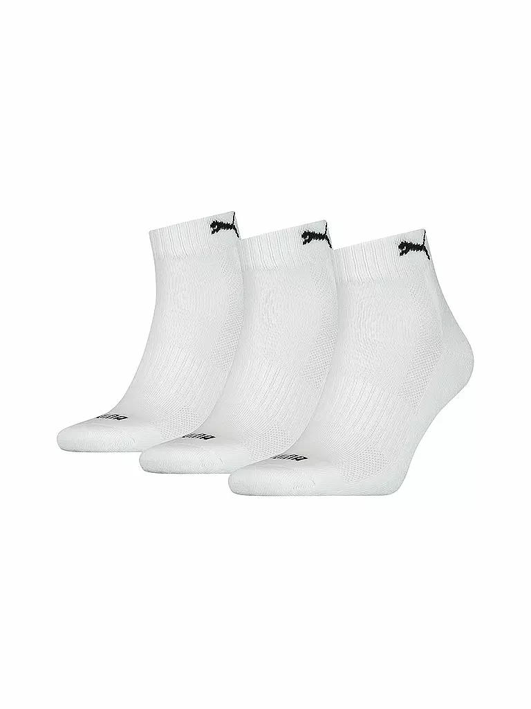 PUMA | Quarter Socks 3-er Pkg. white | weiss