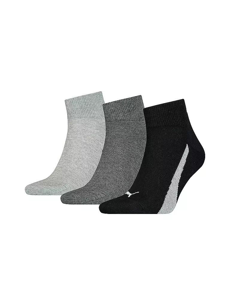 PUMA | Socken 3er Pkg black / white  | schwarz