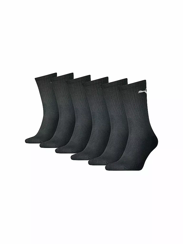 PUMA | Socken 6-er Pkg. black | schwarz
