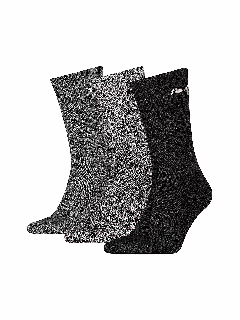 PUMA | Sportsocken 3er Pkg grey melange | grau