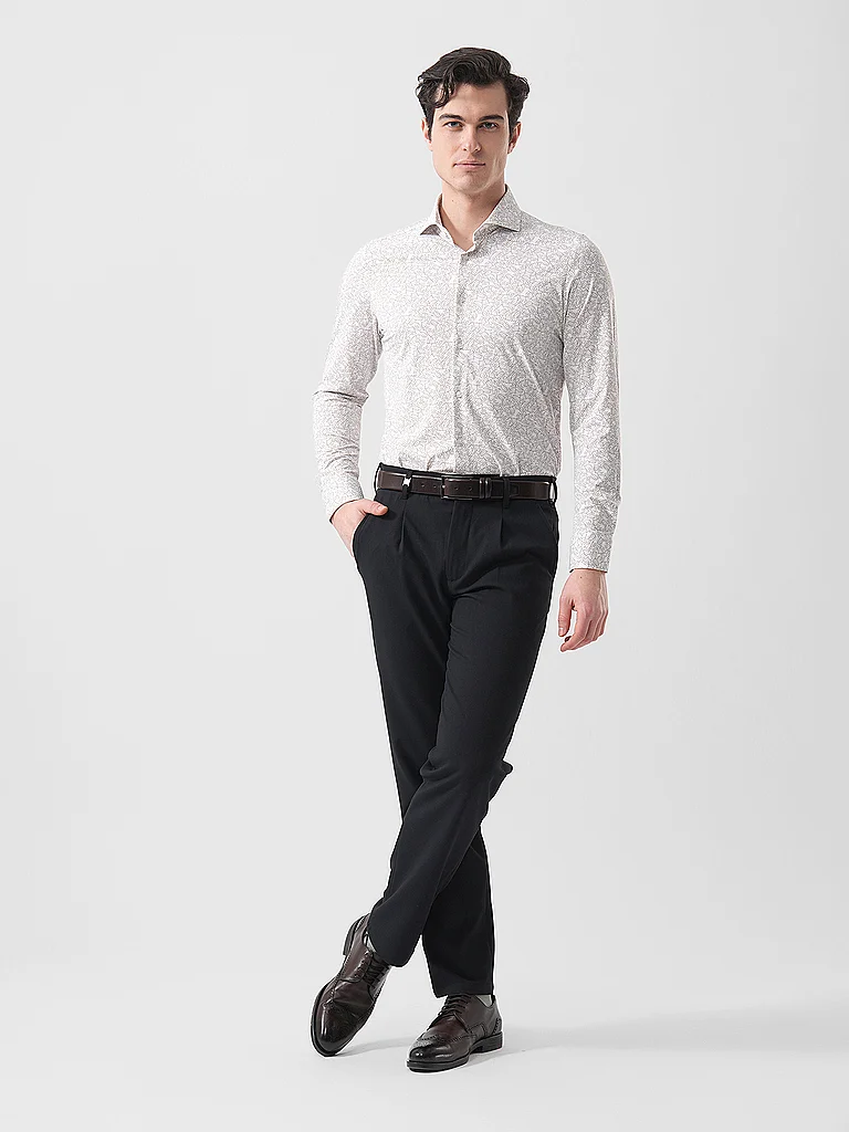 Pure Hemd Slim Fit Beige | 42-image