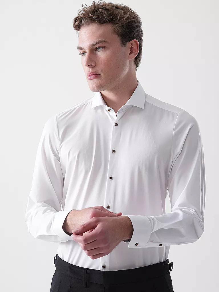 PURE | Businesshemd Slim Fit | weiss