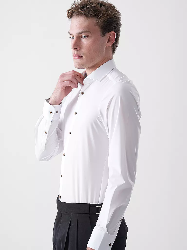 PURE | Businesshemd Slim Fit | weiss
