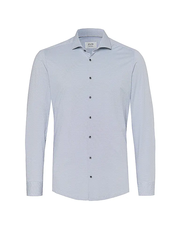 PURE | Hemd Slim Fit  | blau