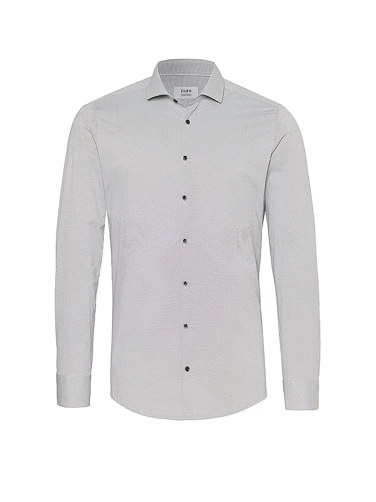PURE | Hemd Slim Fit  | braun