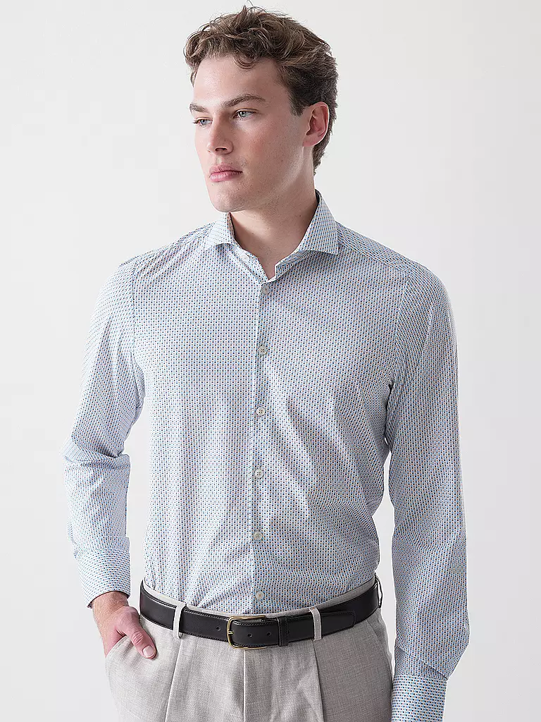 PURE | Hemd Slim Fit  | beige
