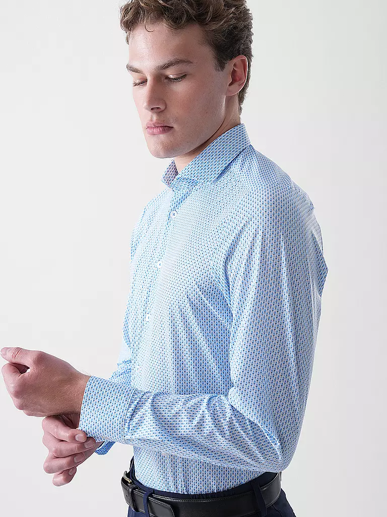PURE | Hemd Slim Fit | beige