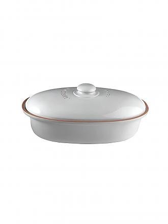 RÖMERTOPF | Brottopf oval 26x44cm Weiss