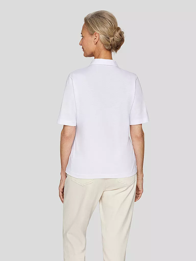 RABE | Poloshirt  | weiss
