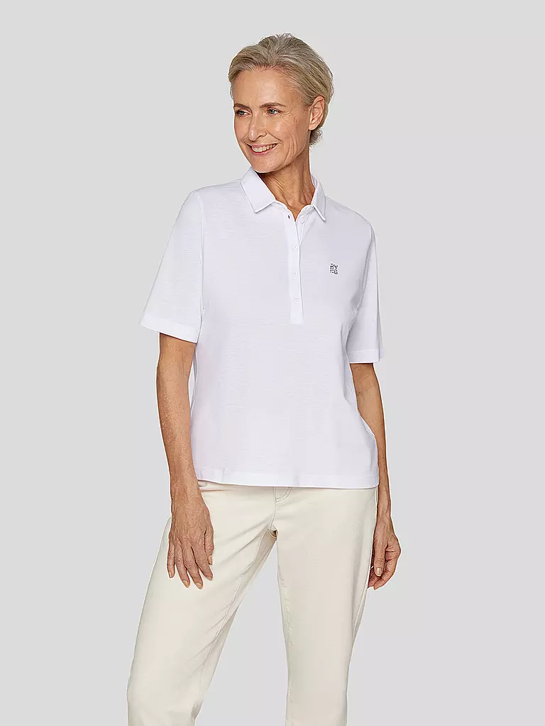RABE | Poloshirt  | weiss