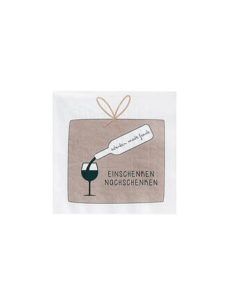 RAEDER | Lunch Servietten 33x33cm Schenken macht Freude 