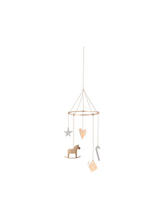 RAEDER | Weihnachts Mini Mobilie 10x26cm Gold/Silber