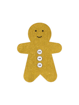 RAEDER | Weihnachts Cocktailservietten 25x25cm Lebkuchen Weiss 