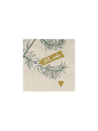 RAEDER | Weihnachts Lunch Servietten 33x33cm Heelo Winter