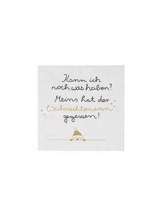 RAEDER | Weihnachts Lunch Servietten 33x33cm Kann ich noch was haben
