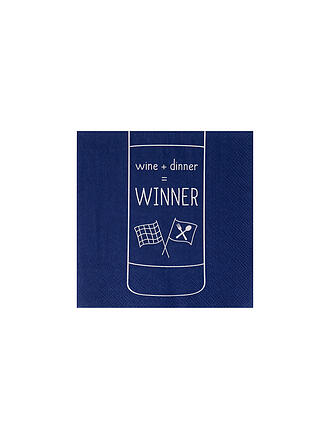 RAEDER | Lunch Servietten 33x33cm Dunkel Blau