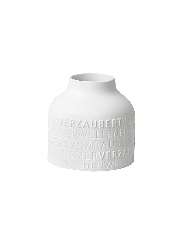 Vase FÜR IMMER VERZAUBERT (DH 1750x17 cm) DH 1750x17 cm weiß Blumenvase Blumengefäß