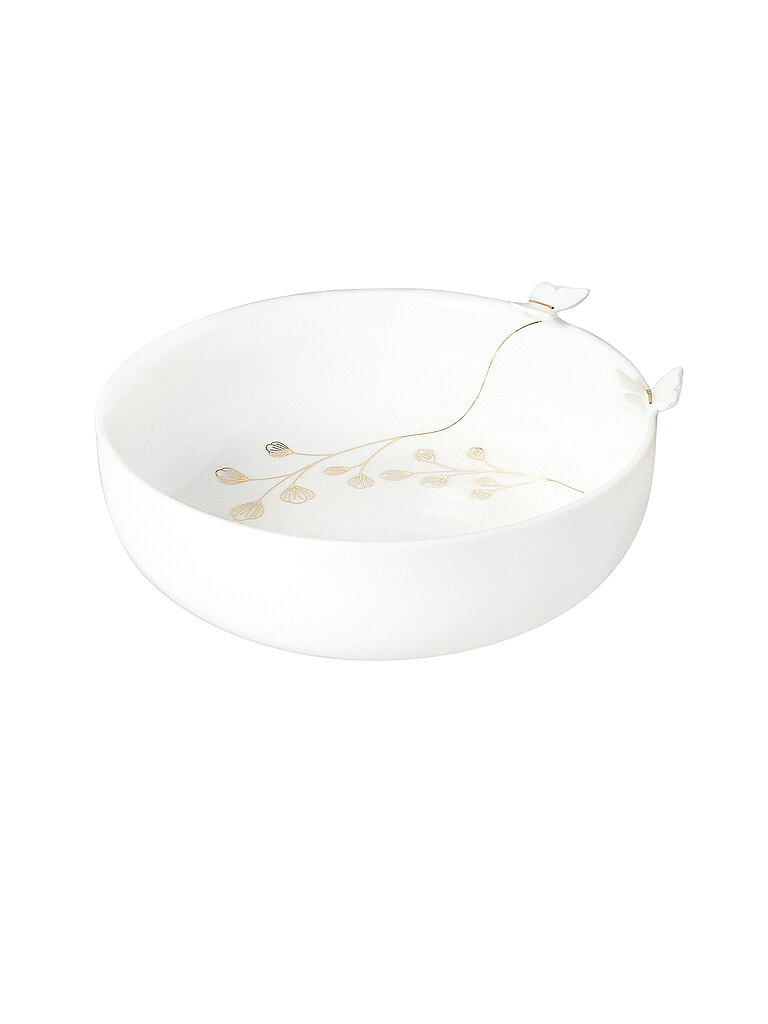 RAEDER Schale groß SCHMETTERLING 14x4cm Weiss weiss
