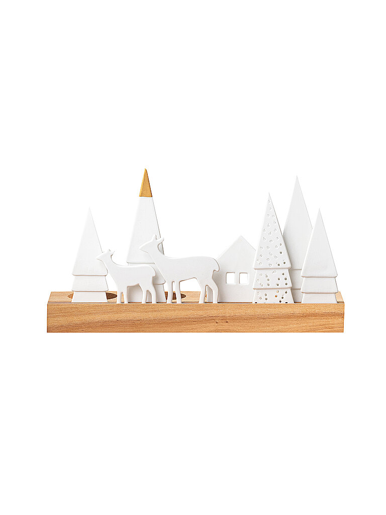 RAEDER Objet lumineux de Noël Forêt blanc