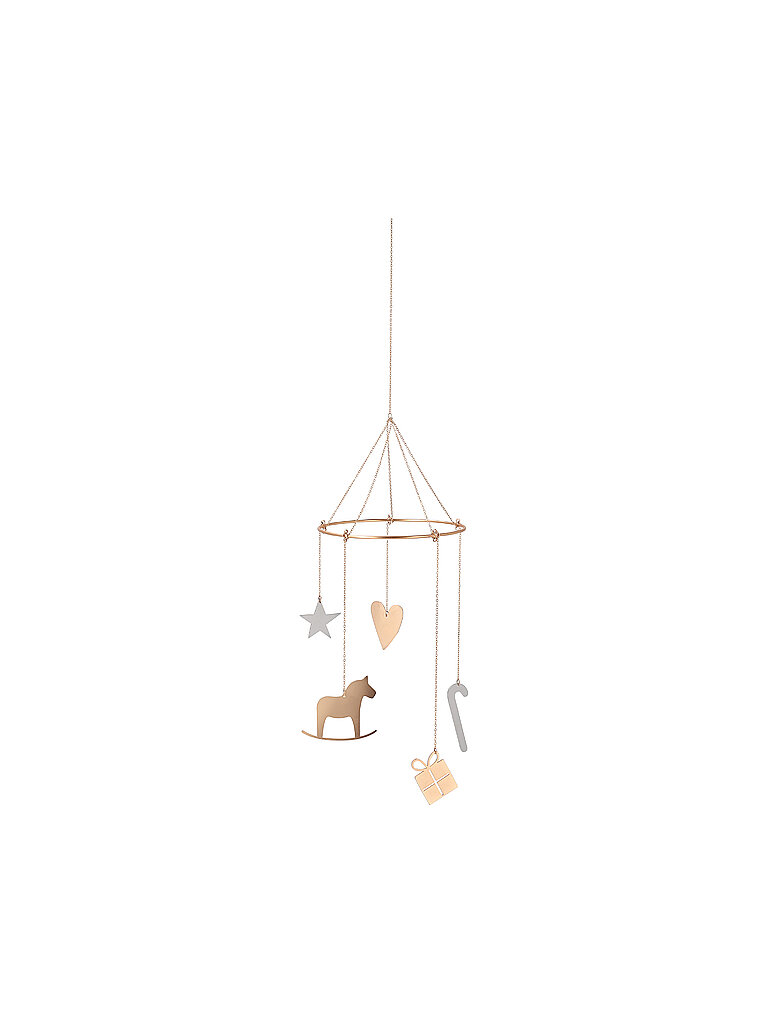RAEDER Weihnachts Mini Mobilie 10x26cm Gold/Silber – Raeder
