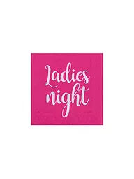 RAEDER | Cocktail Servietten 25x25cm LADIES NIGHT | pink