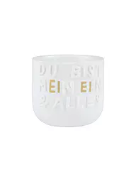RAEDER | Eierbecher EIN & ALLES Weiss | weiss