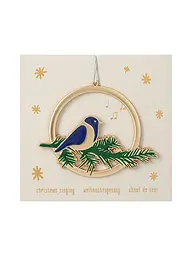 RAEDER | Festtagsornament 8cm Himmlische Weihnachten  | Gold