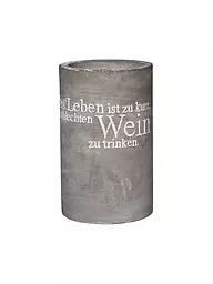 RAEDER | Flaschenkühler BETON 21cm Der beste Wein | grau