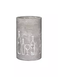 RAEDER | Flaschenkühler BETON 21cm Der beste Wein | grau