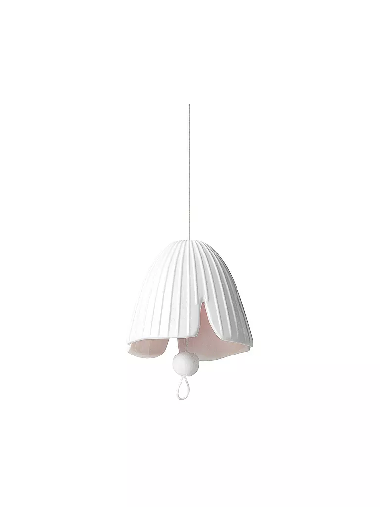 RAEDER | Hänger 5,6x5cm  DAS BLUEHENDE LEBEN Lilly | weiss