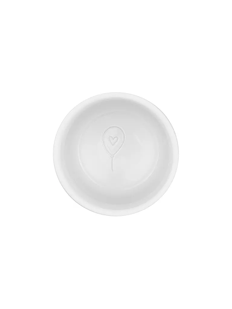 RAEDER | Henkeltasse RADFAHREN 8cm | weiss