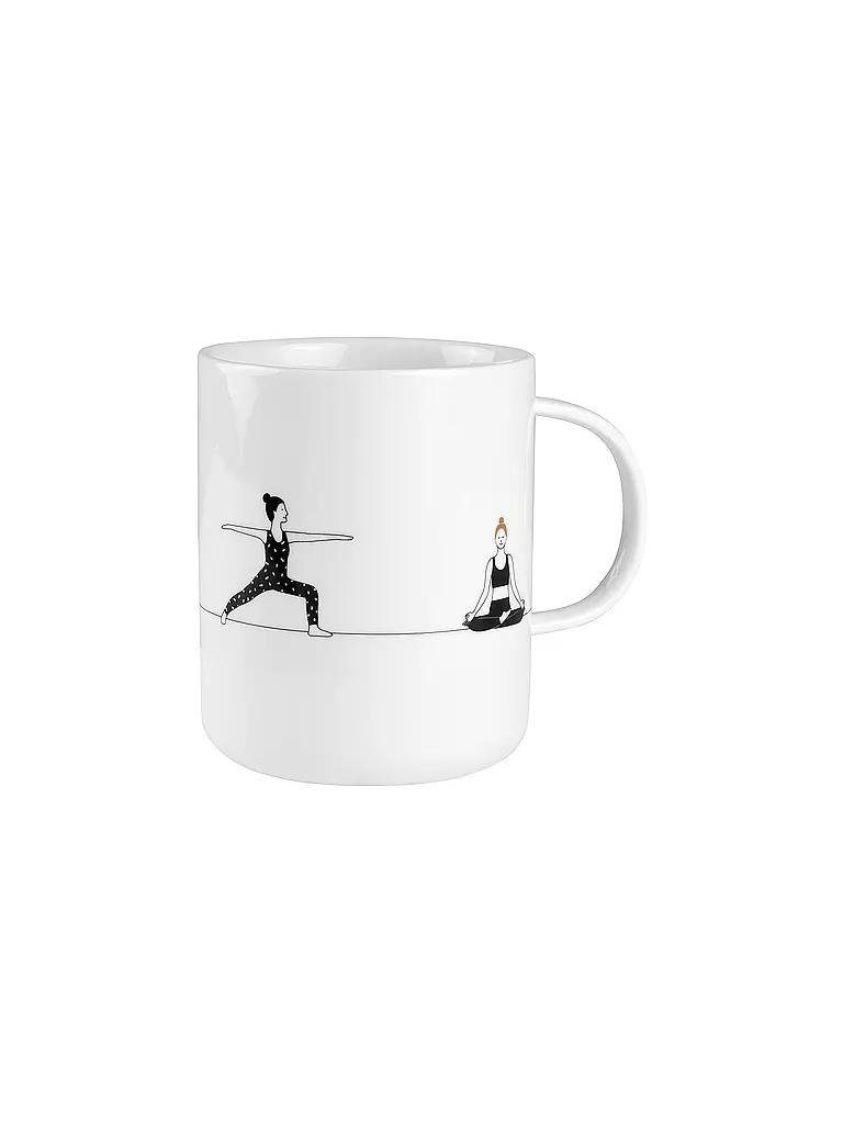 RAEDER | Henkeltasse YOGA 8cm | weiss