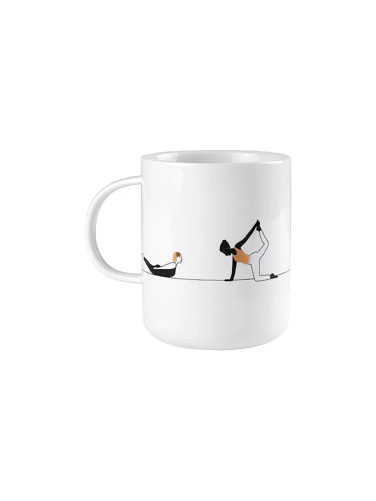 RAEDER | Henkeltasse YOGA 8cm | weiss