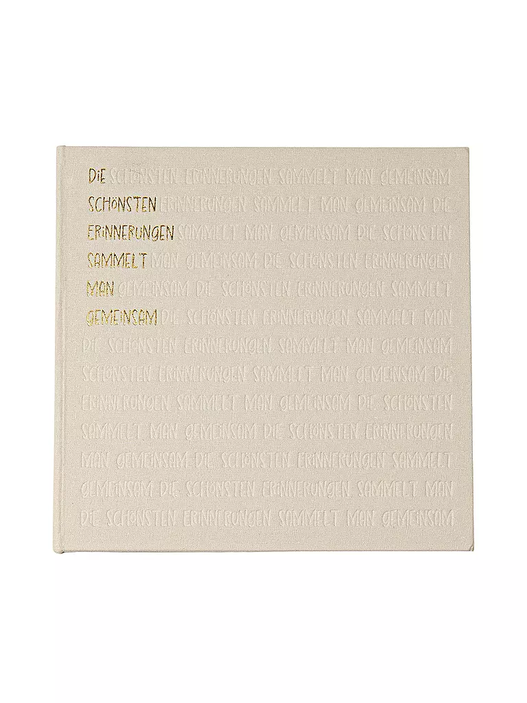 RAEDER | Hochzeitsgästebuch Die schönsten Erinnerungen  | beige