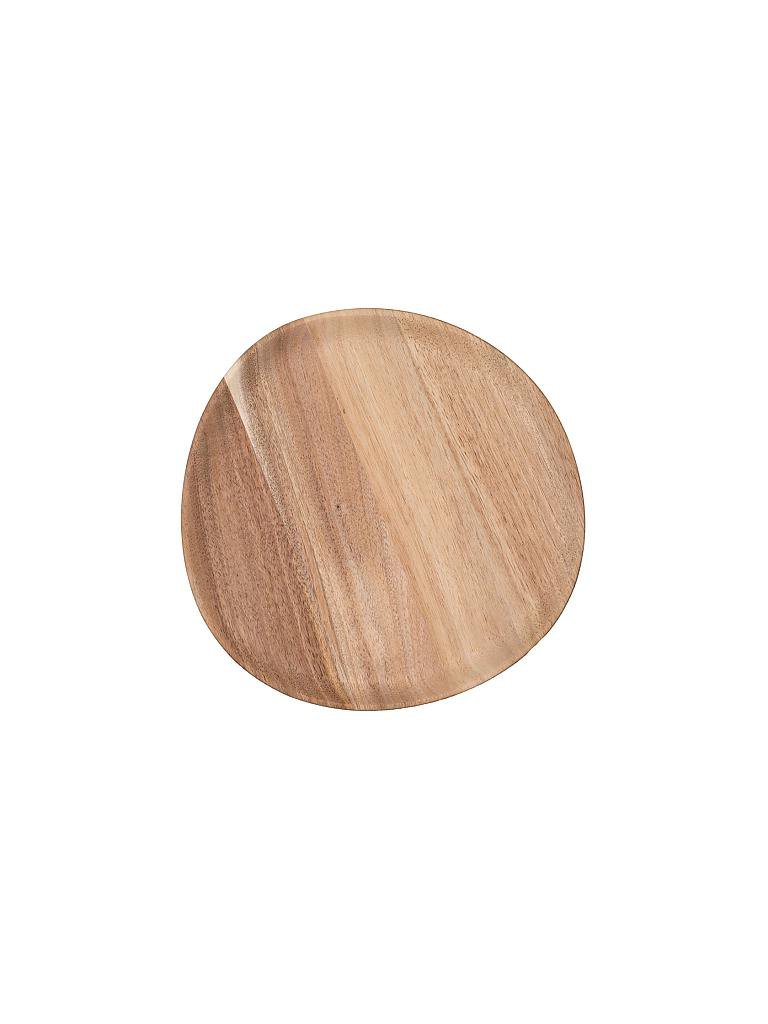 RAEDER | Holzteller 27,5cm | braun