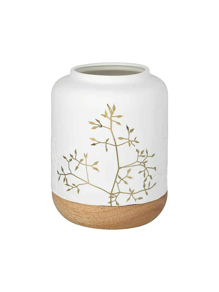 RAEDER | Licht 10,8cm Goldzweig  | weiss