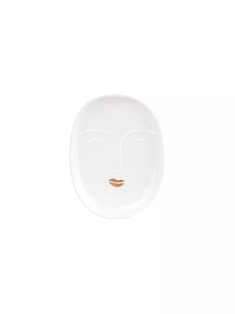 RAEDER | Lieblingsschälchen 9x7cm Gesicht | weiss