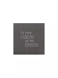 RAEDER | Lunch Servietten 33x33cm FUER MEINE GAESTE NUR... | grau