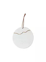 RAEDER | Medaillon POESEI 10,5cm Follow Your | weiss