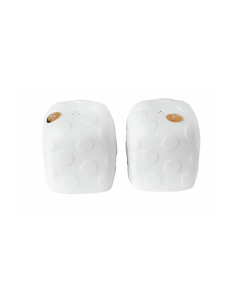 RAEDER | Salz & Pfefferstreuer Mix & Match 2er Set  5,8cm Weiss | weiss